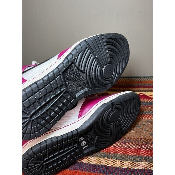 Nike Dunk Sky Hi Bright Magenta Sneakers 528899-502 Black White Wedge 7.5 - Picture 12 of 12